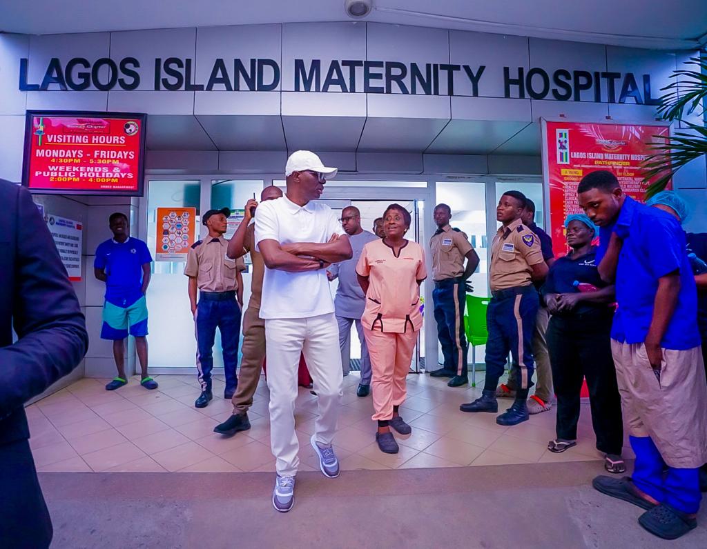 SANWO-OLU IN ISLAND MATERNITY HOSPITAL TO MONITOR HEALTH PALLIATIVE SERVICES FOR PREGNANT WOMEN